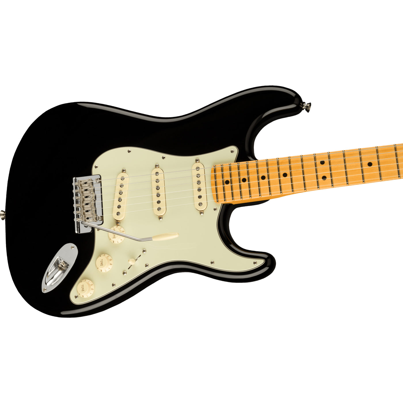 Fender American Professional ll Stratocaster Electric Guitar, Black (0113902706)