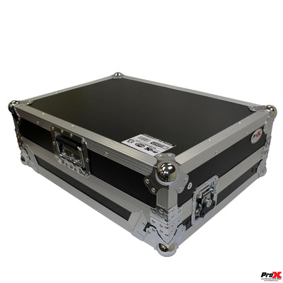 ProX XS-DDJSR2LTLED ATA Flight Case, Pioneer DDJ-SR2 DJ Controller, With Laptop Shelf and LED, Pro Audio Equipment Storage