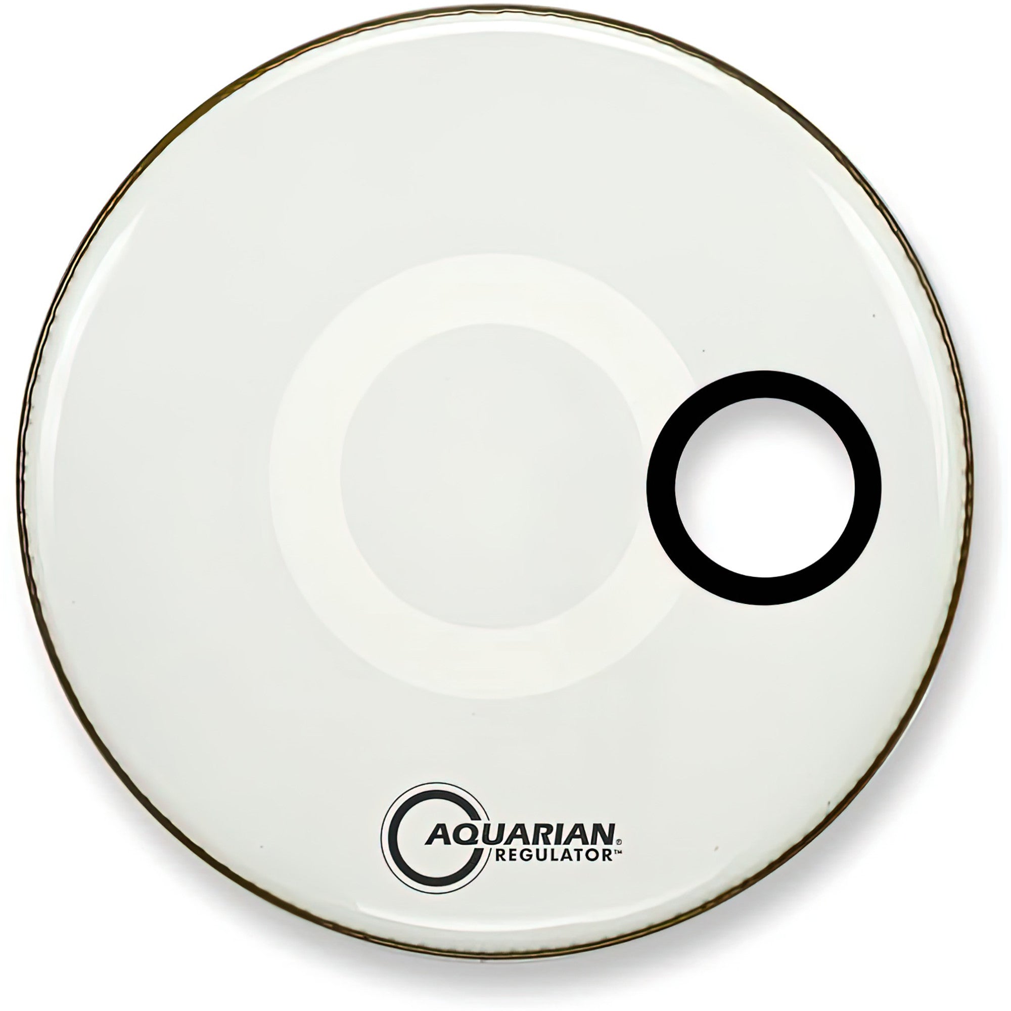 Aquarian Regulator Bass Drum Head, Gloss White, 24-Inch – Interstate Music