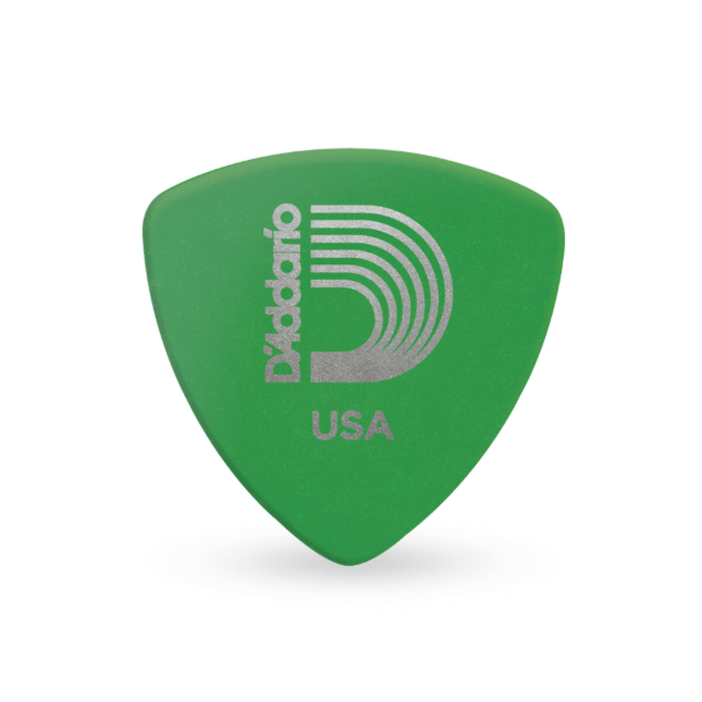 D'Addario Duralin Guitar Picks, Medium, 100 Pack, Wide Shape, Green (2DGN4-100)