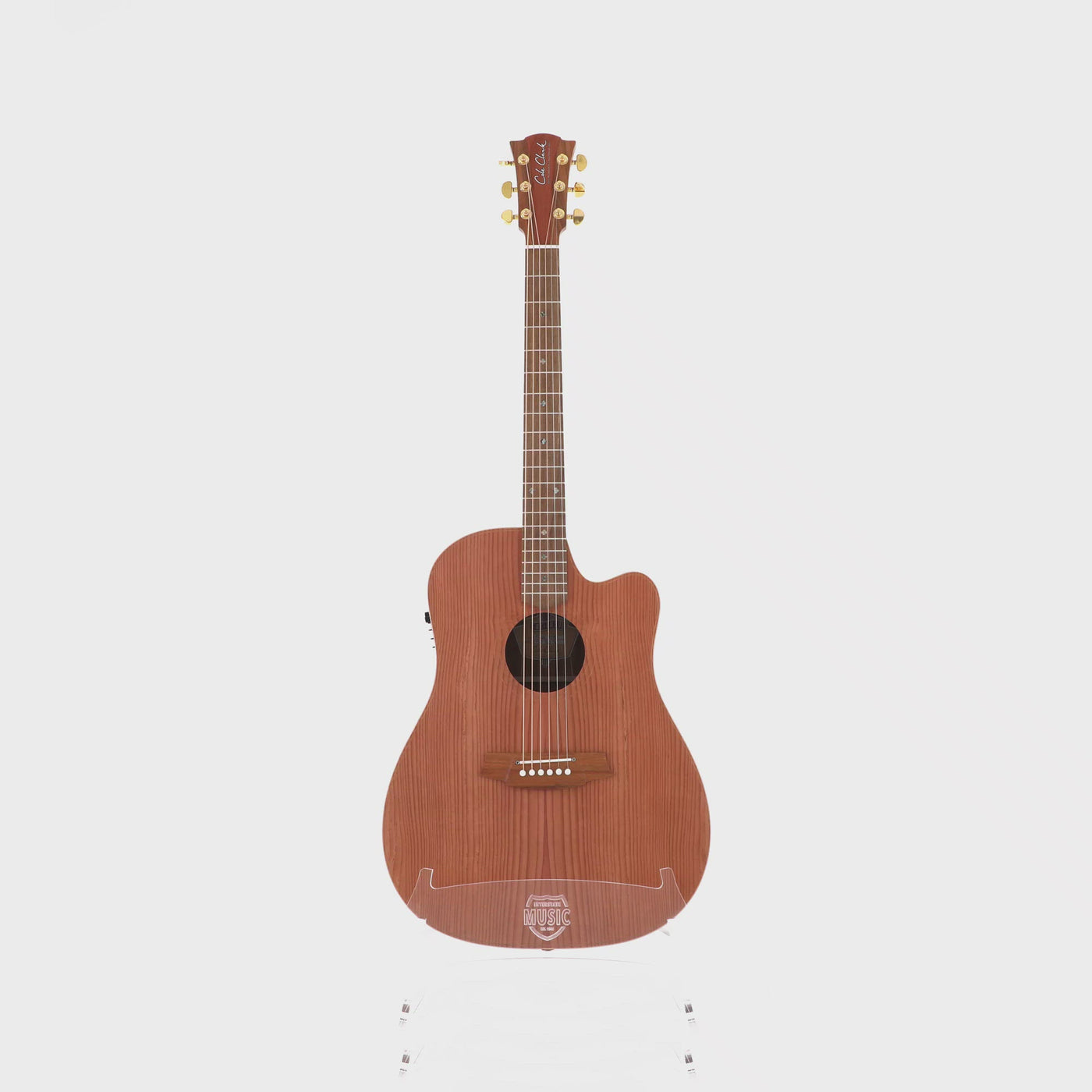 Cole Clark FL Dreadnought FL2EC Acoustic-Electric Guitar - Redwood
