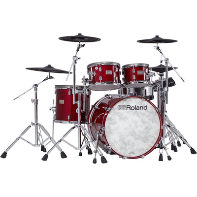 Roland VAD706-2GC V-Drums Acoustic Design Electronic Drum Set - Gloss Cherry Finish