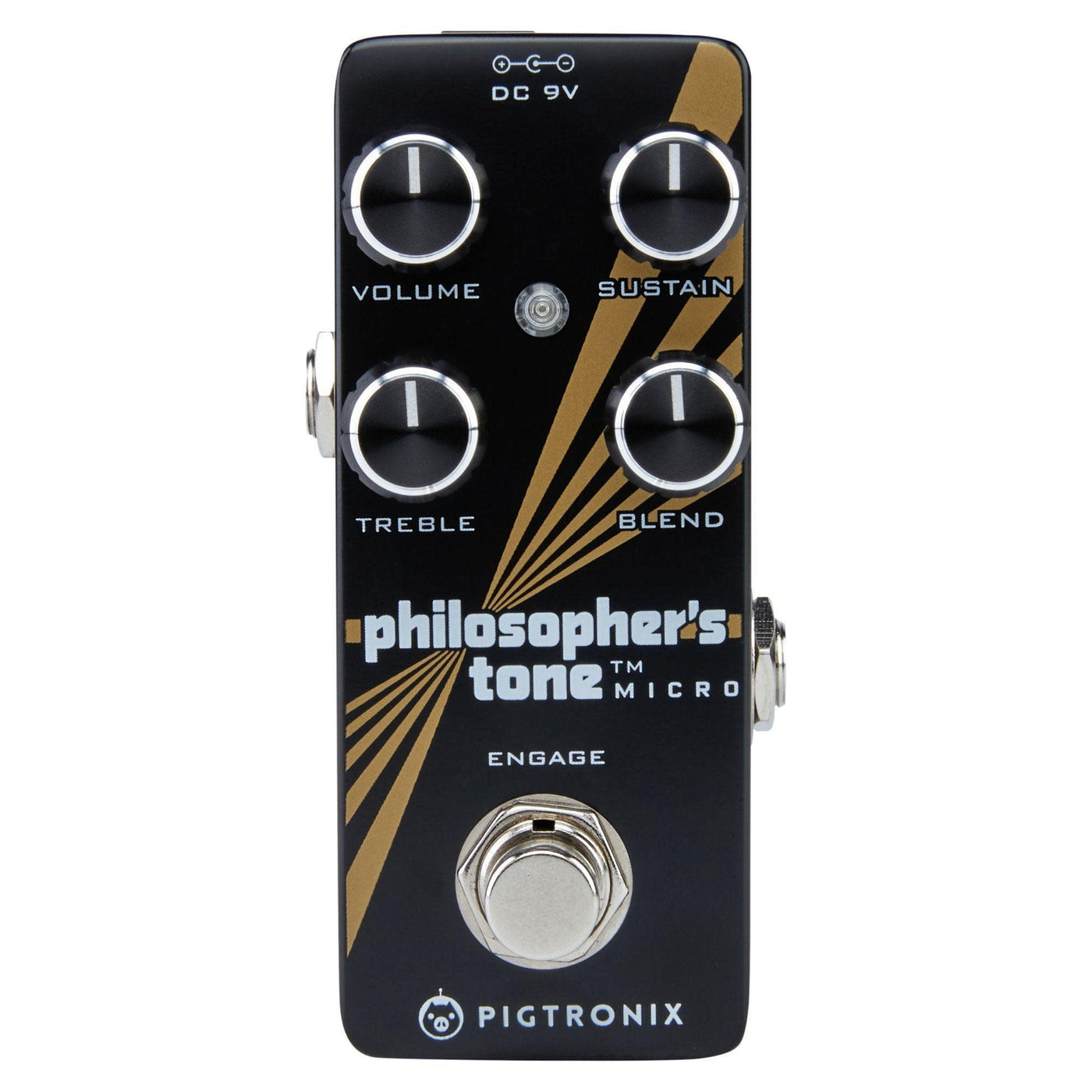 Pigtronix PTM Philosopher's Tone Micro Optical Compressor and Sustainer Foot Pedal