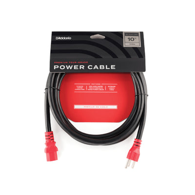 D'Addario IEC to NEMA Plug Power Cable, 10-Foot (North America) (PW-IECB-10)