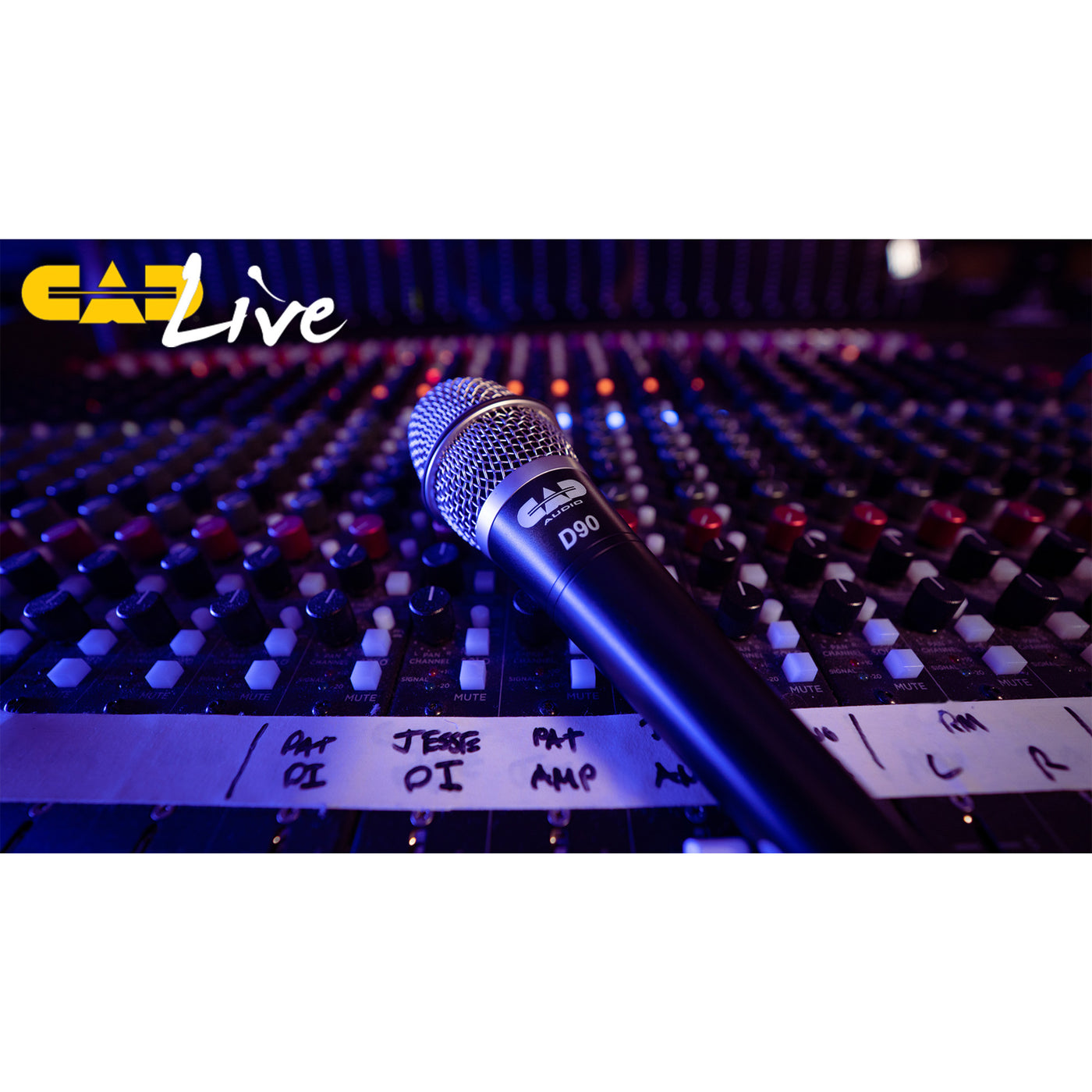 CAD Audio D90 Premium SuperCardioid Dynamic Handheld Microphone (D90)