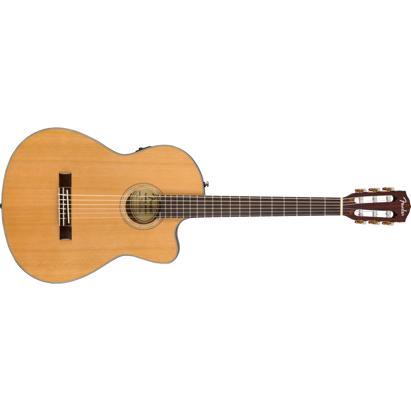 Fender CN-140SCE Acoustic-Electric Guitar, Natural (0970264321)