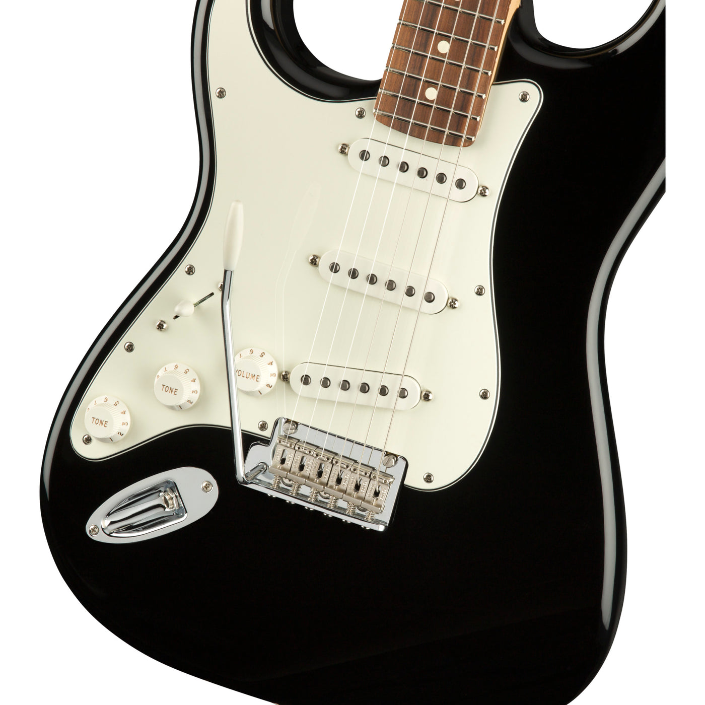 Fender Player Stratocaster Left-Handed Electric Guitar, Black (0144513506)