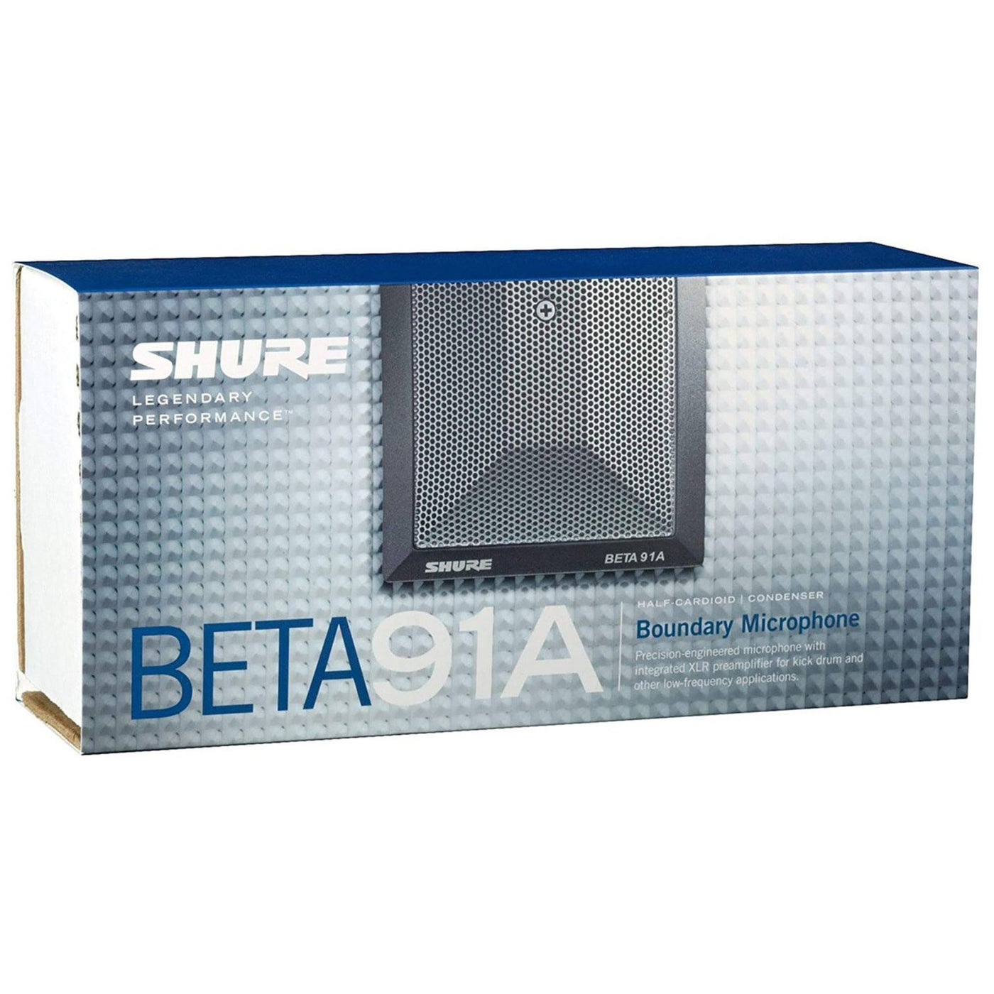 Shure BETA 91A Half-Cardioid Condenser Kick-Drum Microphone (Includes Integrated Preamplifier and XLR Connection)