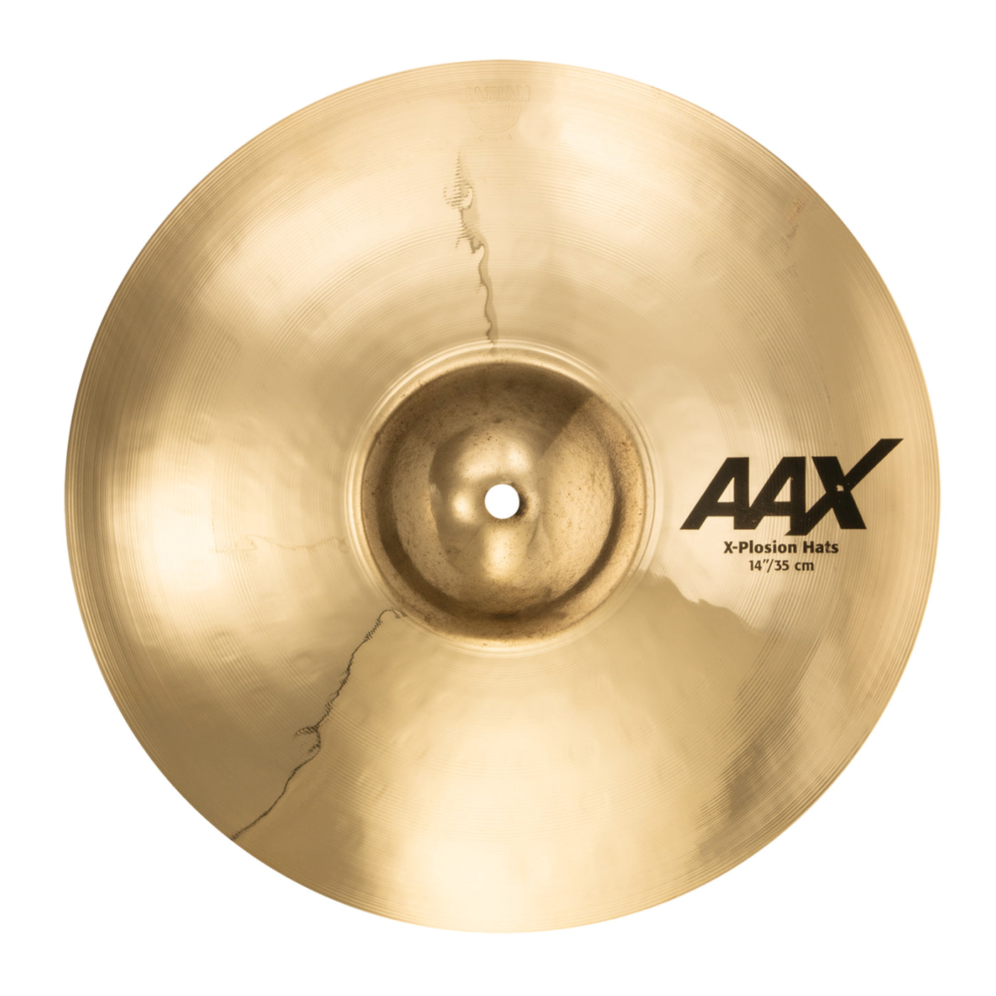 Sabian AAX 14" X-Plosion Hi-Hat Cymbals, Brilliant Finish, 2140287XB