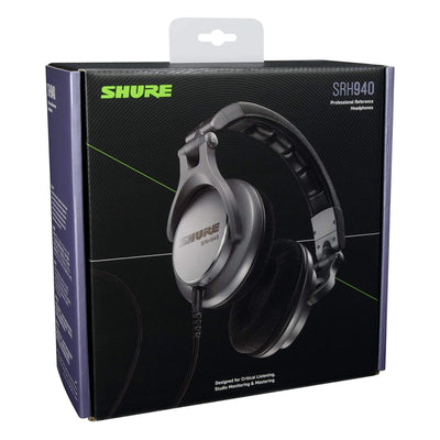 Shure SRH940 Professional Reference Headphones With Accurate Frequency Response
