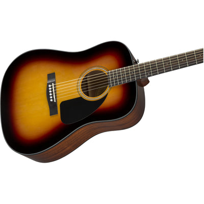 Fender CD-60 Dreadnought V3 Acoustic Guitar with Case, Sunburst (0970110232)