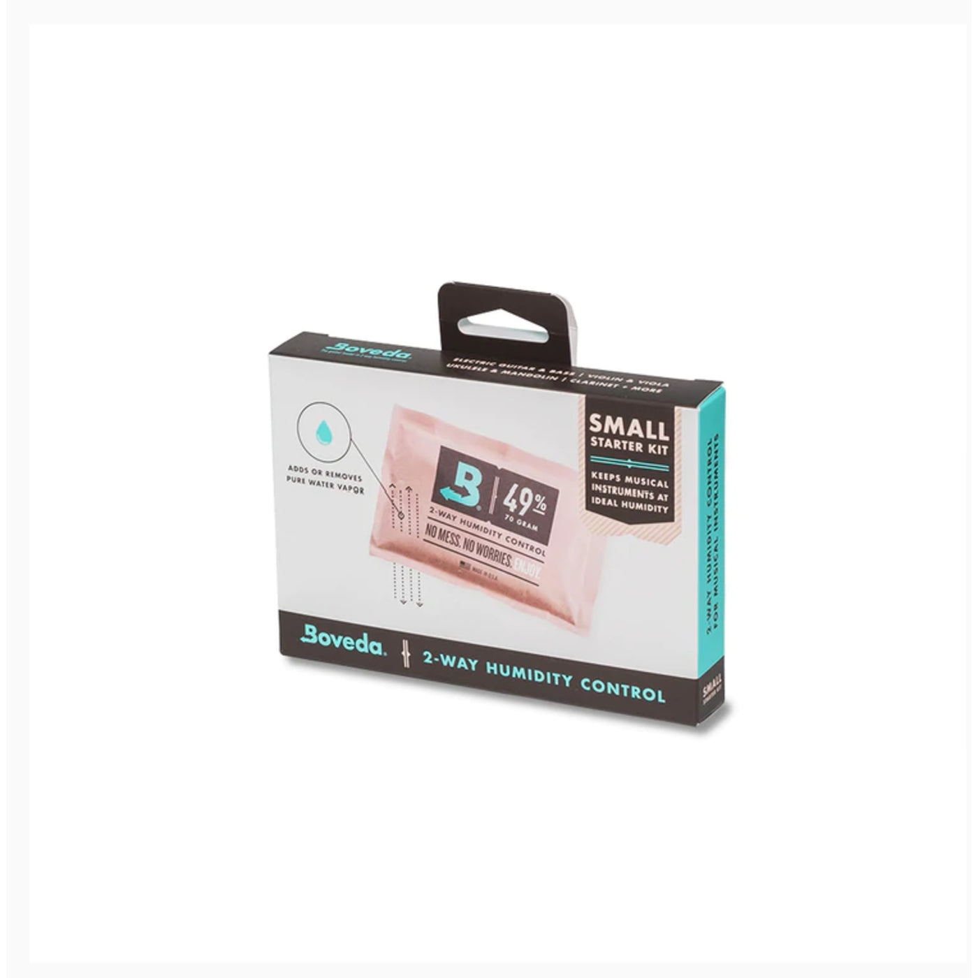 Boveda 2-Way Humidity Control Kit, Small with Saddlebag Holders, 49% RH, 70g (BVMFK-SM)