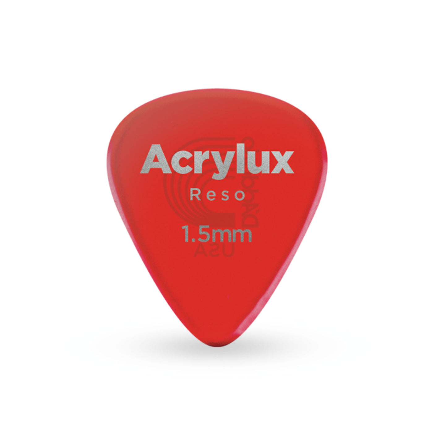 D'Addario Acrylux Reso Guitar Picks 1.5MM, Standard, 3-Pack (1AR7-03)