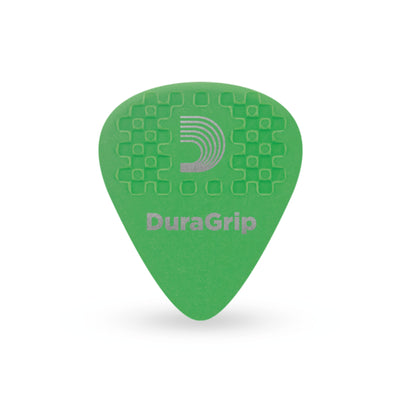D'Addario DuraGrip Guitar Picks, 10 Pack, Medium, Green (7DGN4-10)