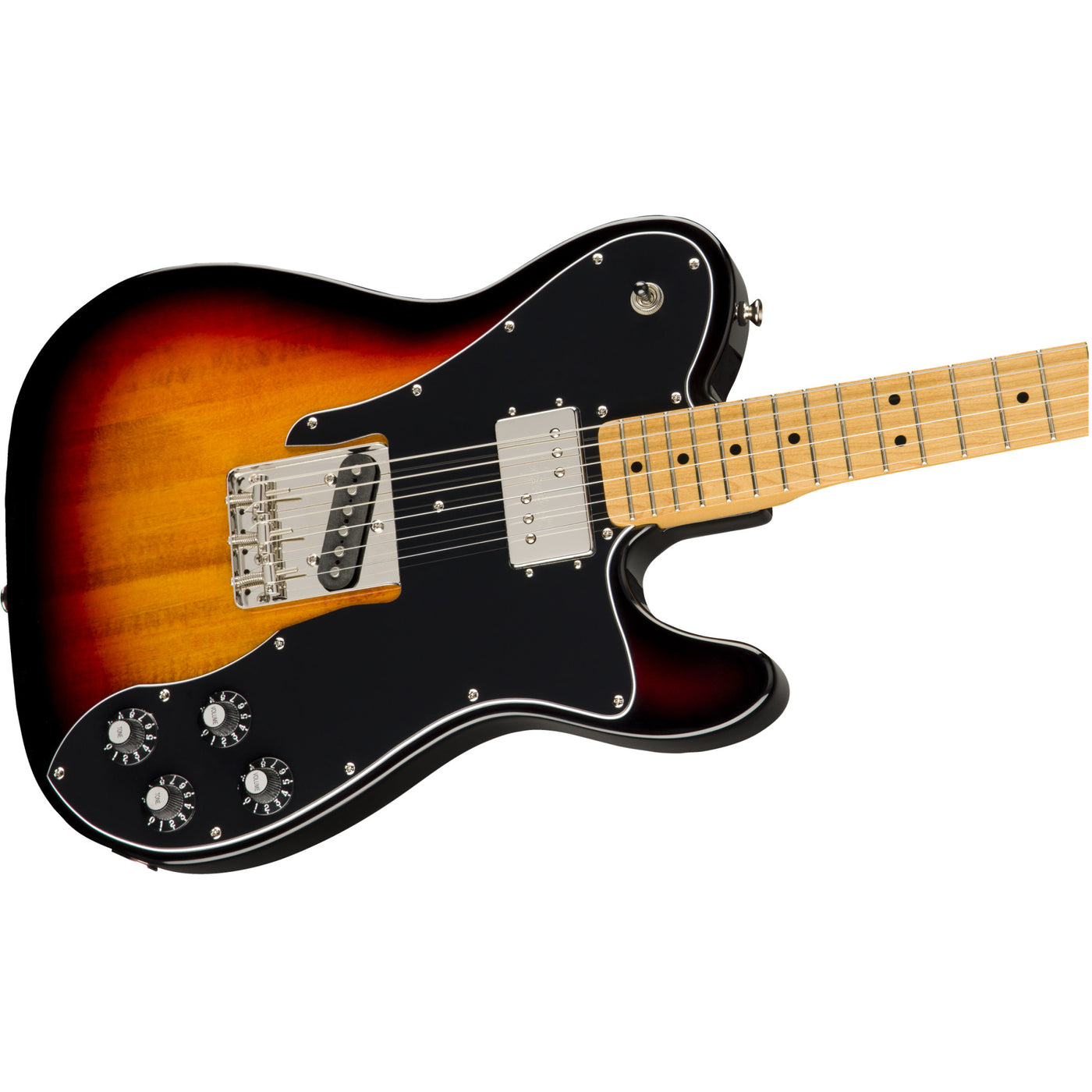 Fender Classic Vibe ‘70s Telecaster Custom Electric Guitar, 3-Color Sunburst (0374050500)