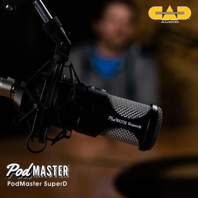 CAD Audio PM1200 PodMaster Super D Professional Microphone - XLR Version (PM1200)