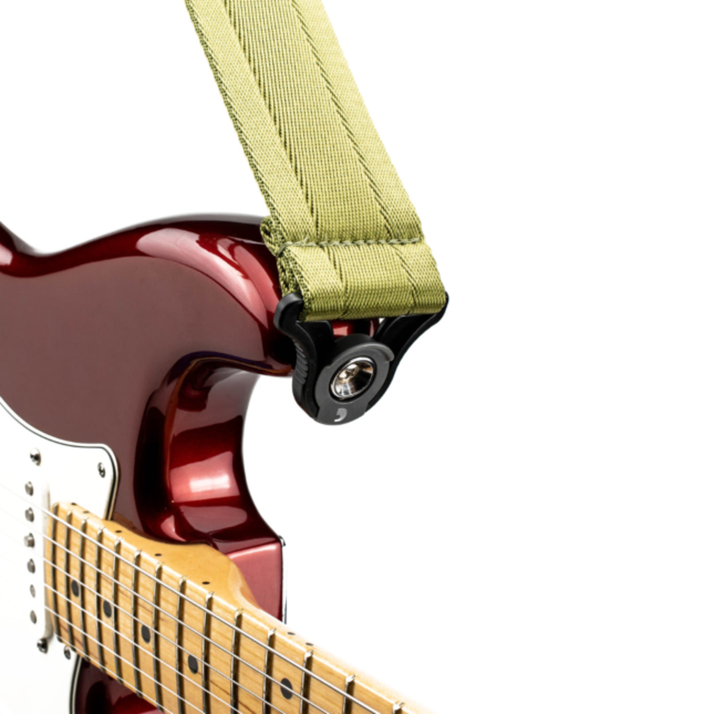 D'Addario Auto Lock Locking Guitar Strap, Moss (50BAL08)