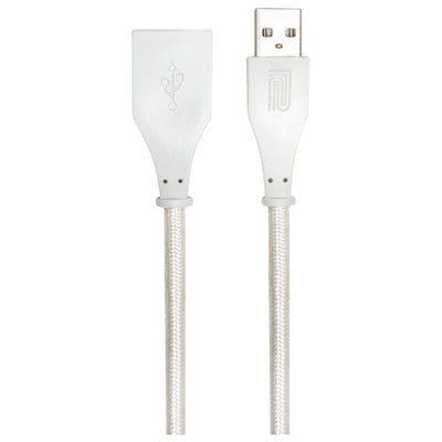 Roland RCC-10-UAUF 10' Interconnect Cable, USB-A to USB-A(F) - White Woven