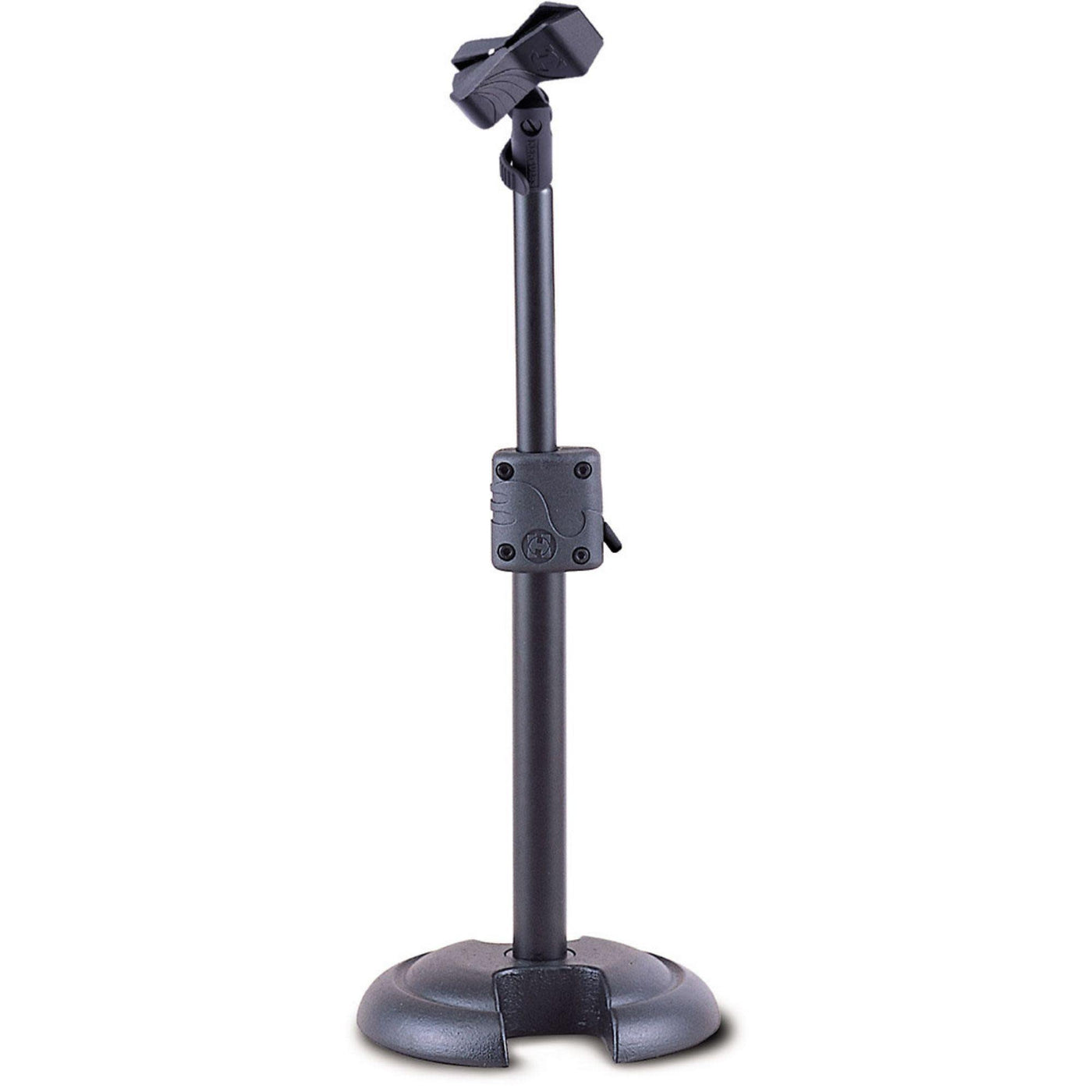 Hercules MS100B "H" Base Microphone Stand with EZ Mic Clip
