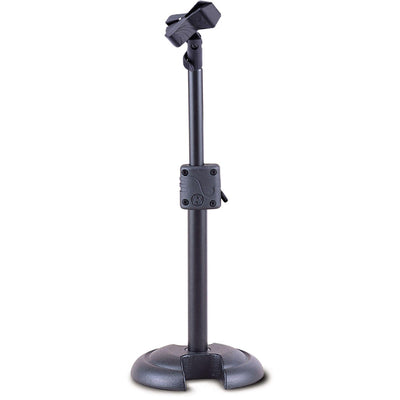 Hercules MS100B "H" Base Microphone Stand with EZ Mic Clip