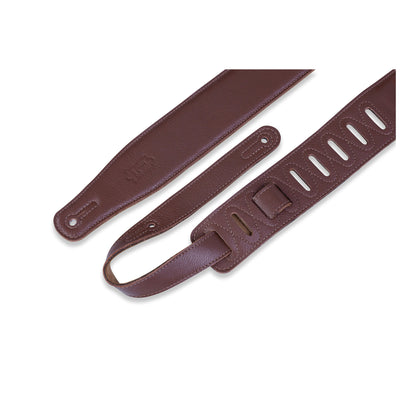 Levy's 2.5" Padded Leather Strap in Brown