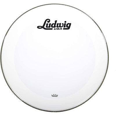 Ludwig W1220P3SWV Bass Drum Head, 20", White