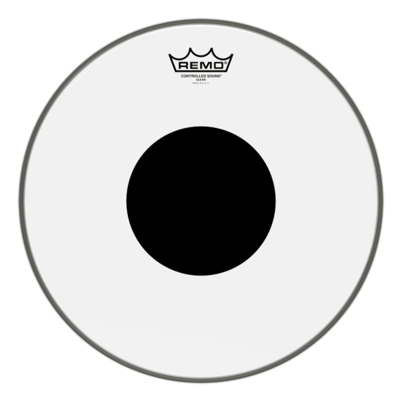 Remo CS-0316-10 16" Controlled Sound Clear Drum Head with Black Dot