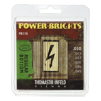 Thomastik-Infeld PB110 Power-Brights 6 String Magnecore Round Wound Set E, B, G, D, A, E