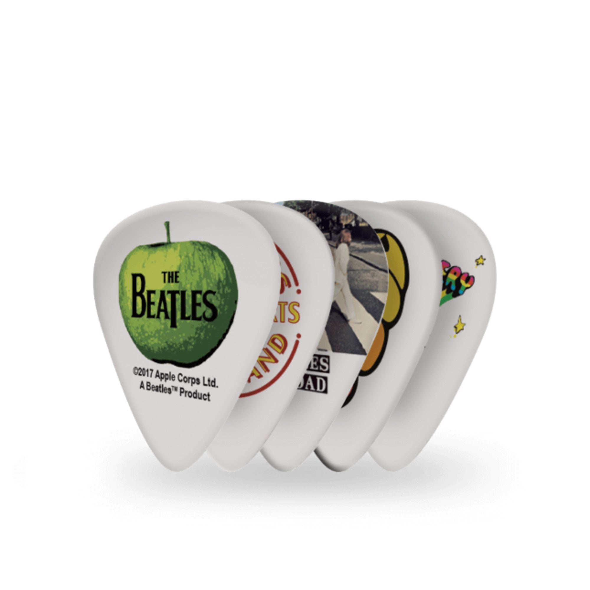 D'Addario Beatles Guitar Picks, Albums, 10 Pack, Heavy – Interstate Music