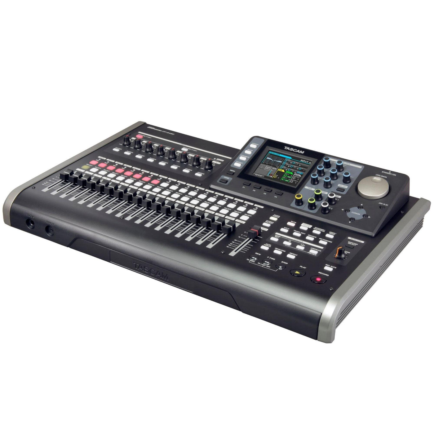 Tascam DP-24SD 24-Track Digital Portastudio Multi-Track Audio Recorder, Black
