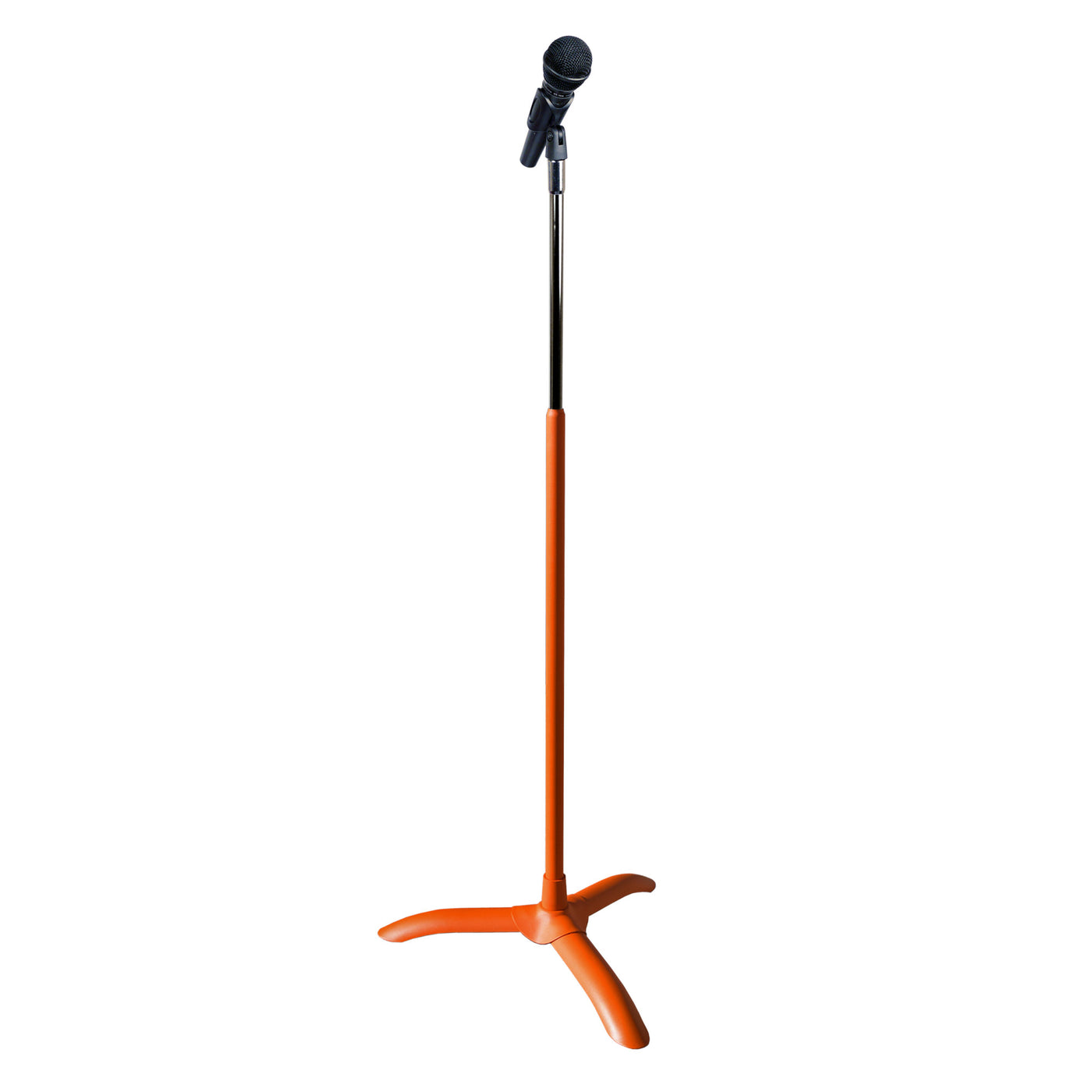 Manhasset Adjustable Height Universal Chorale Microphone Stand, Textured Orange (3016MOR)