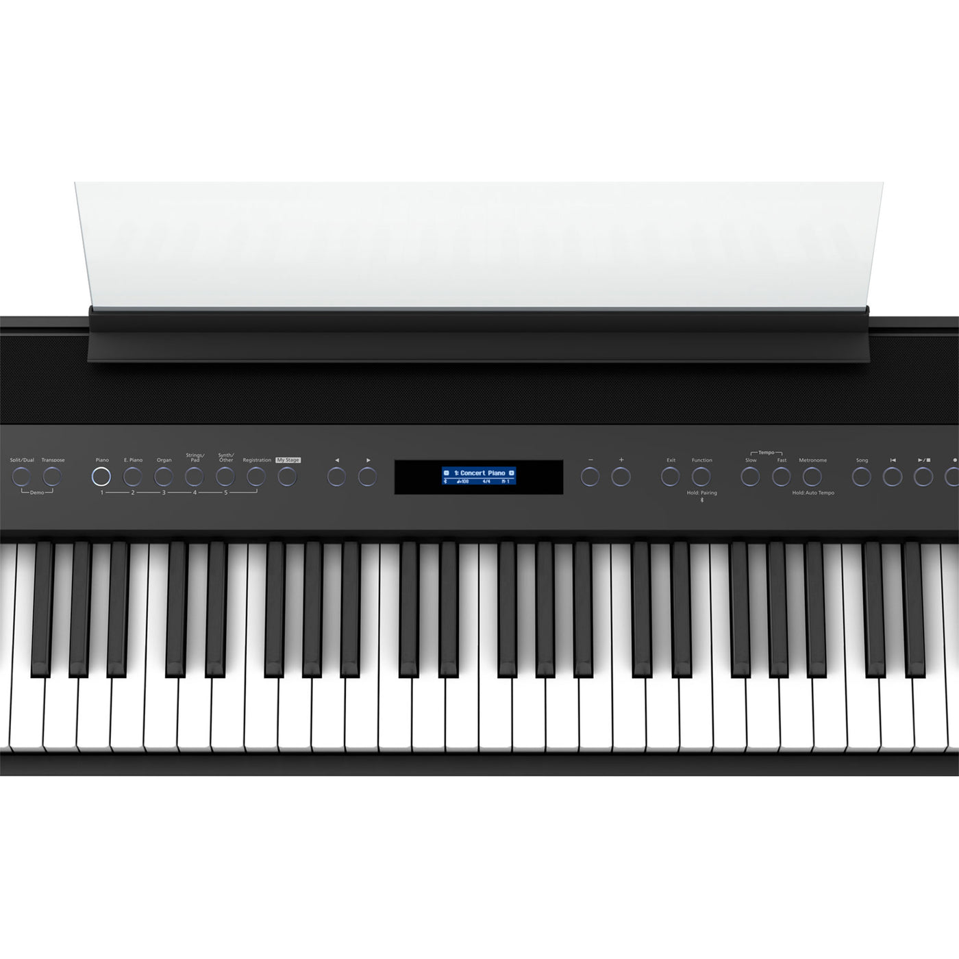 Roland FP-90X Digital Home Piano Keyboard 88 Keys Stereo Amplifier, Bluetooth MIDI & Audio, Black