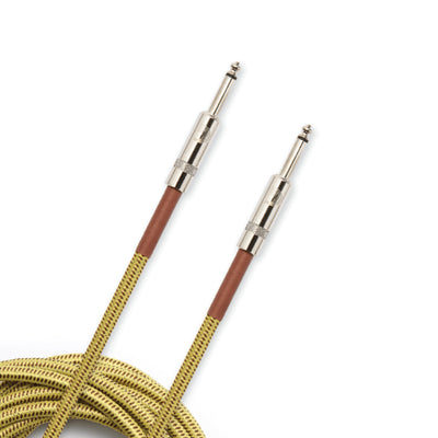 D'Addario Custom Series Braided Instrument Cable, Tweed, 10' (PW-BG-10TW)