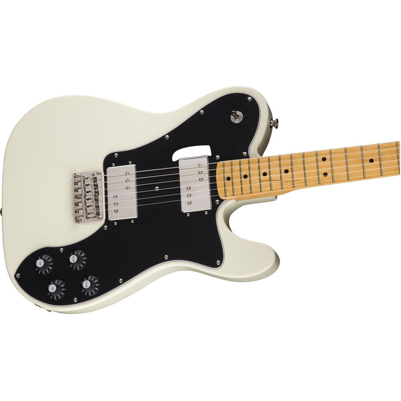 Fender Classic Vibe '70s Telecaster Deluxe Electric Guitar, Olympic White (0374060505)