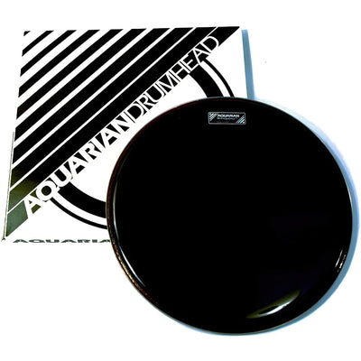 Aquarian Hi-Frequency Drum Head, Black, 12-Inch (HF12BK)