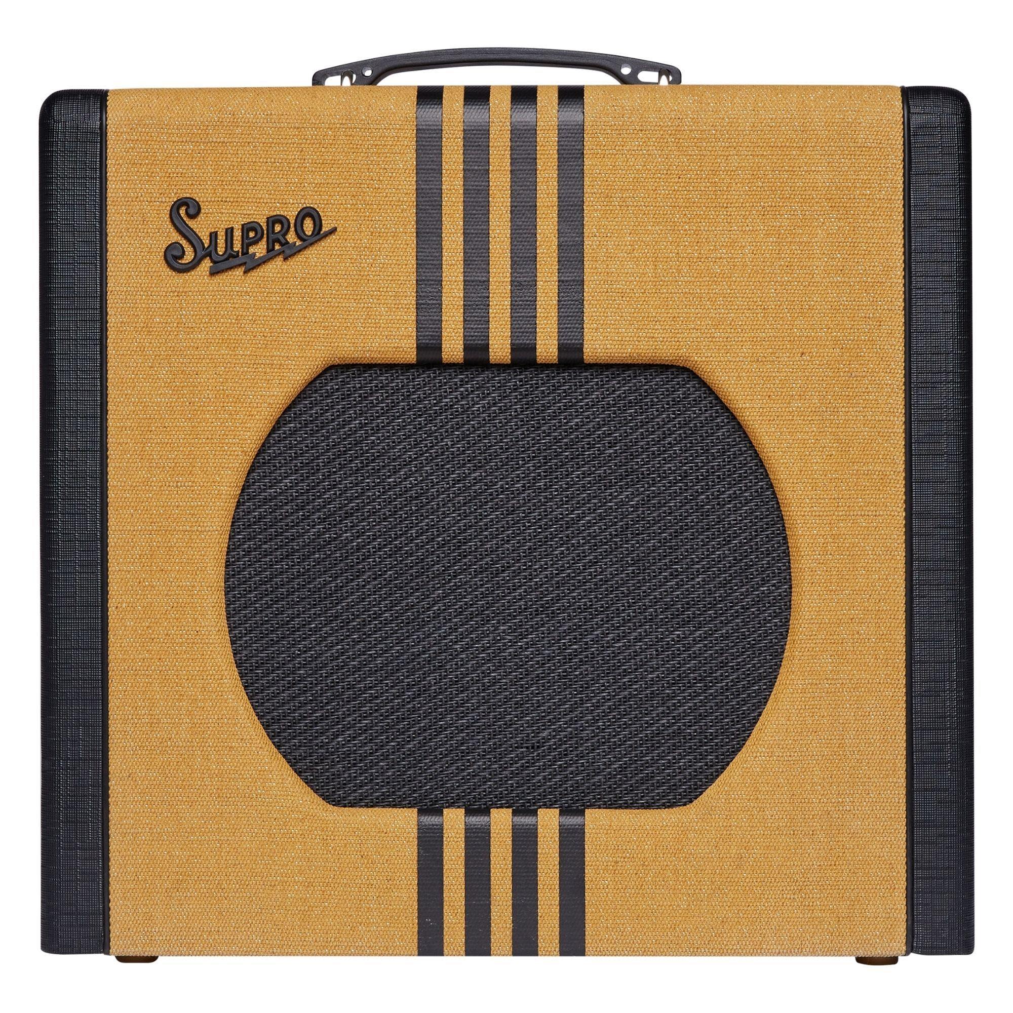 Supro 1822RTB Delta King 12 Tube Guitar Combo Amplifier - Tweed & Blac – Interst