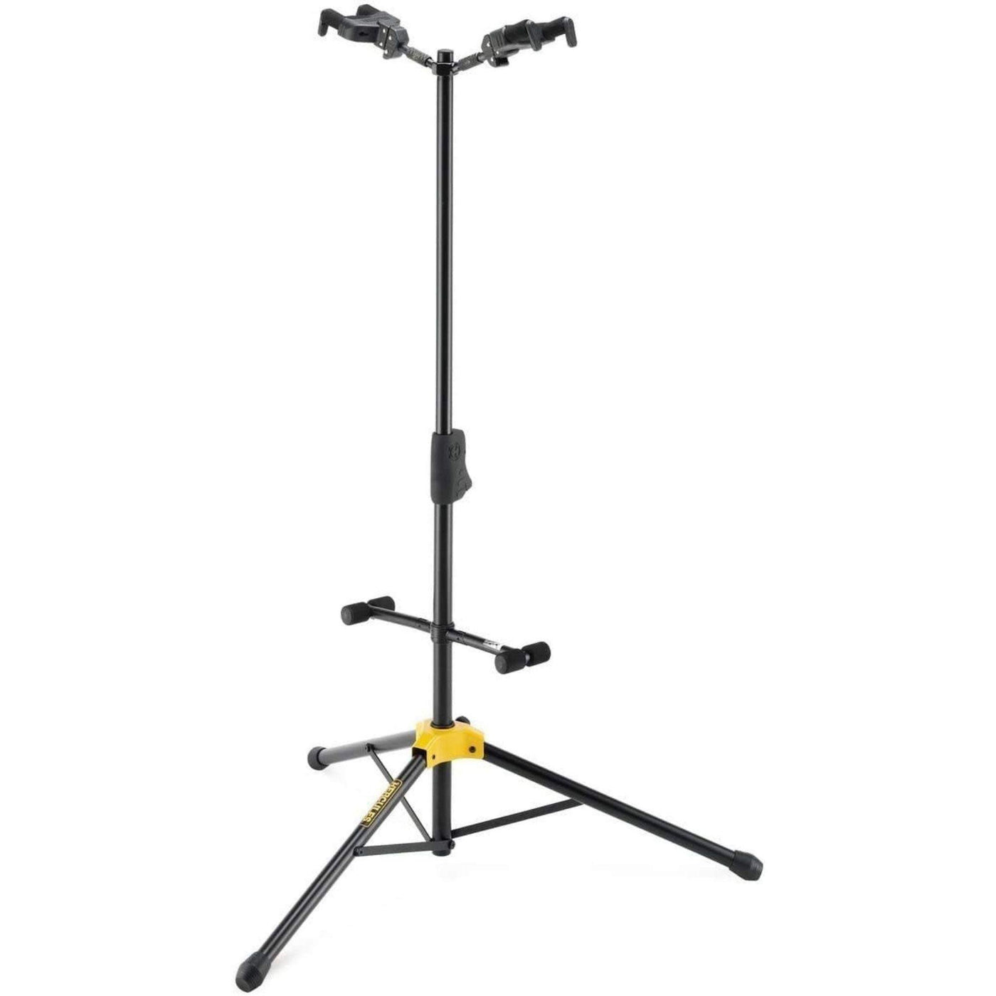 Hercules GS422BPLUS Universal AutoGrip Duo Guitar Stand with Foldable Backrest
