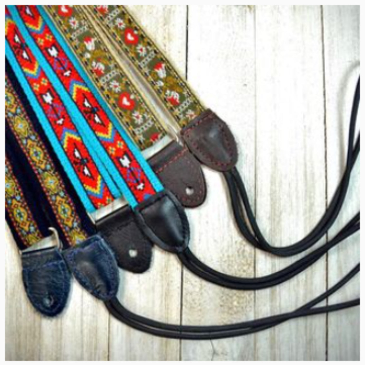 Souldier FMDA0640BD05BD - Handmade Souldier Fabric F-Style Mandolin Straps, 1 Inch Width and Adjustable Length, Maroon