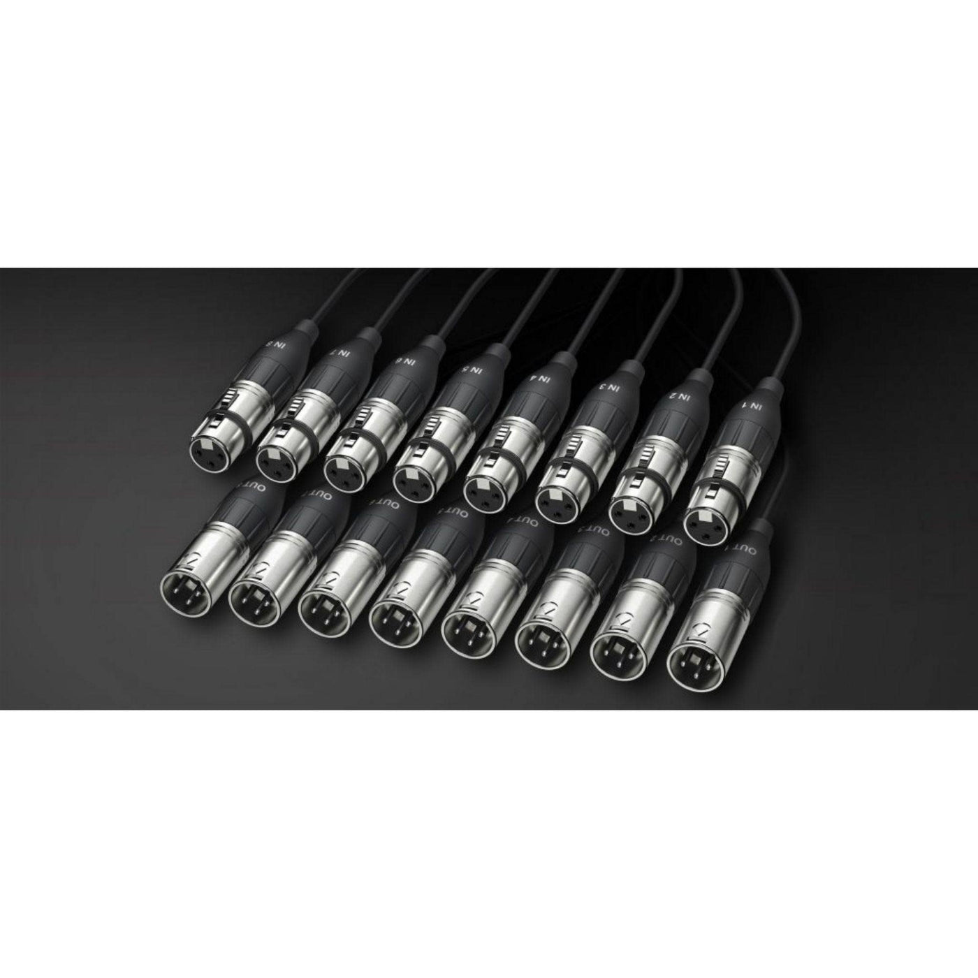 Alva X8X8Pro5 Analog Breakout-Cable, 8 XLR male to 8 XLR female, 5m