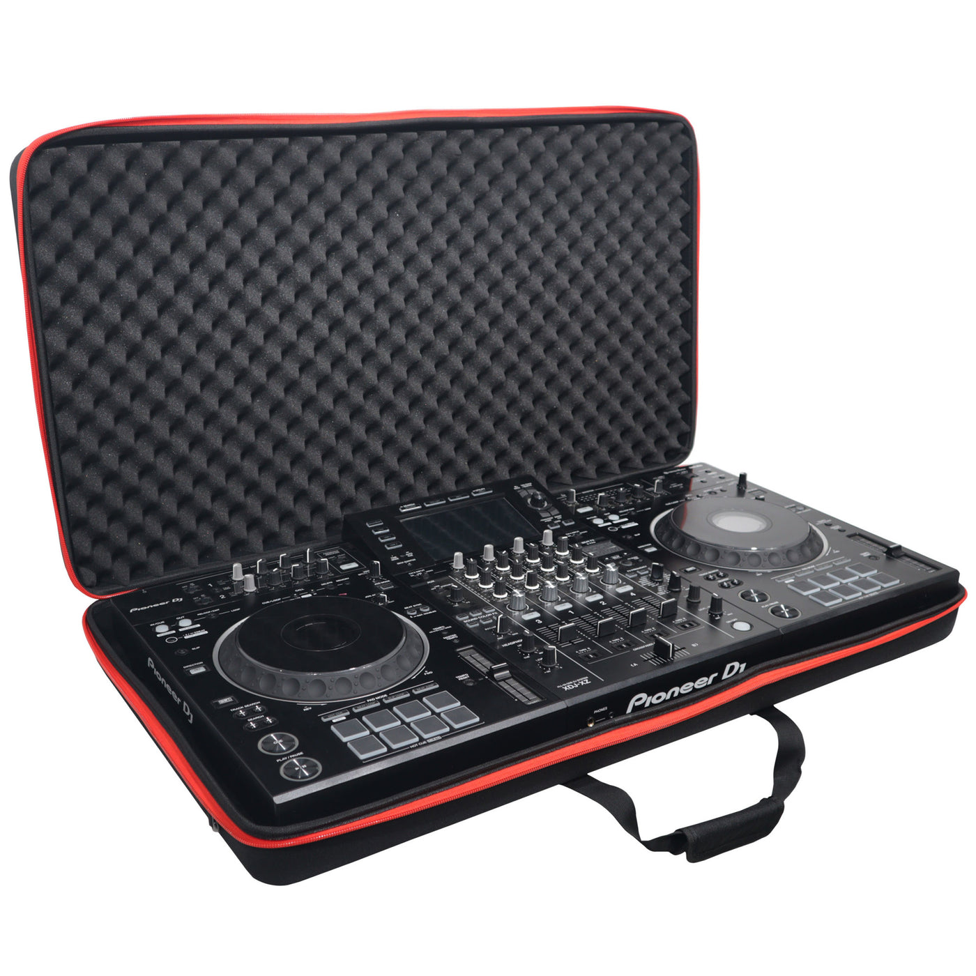 ProX XB-DJCXL ZeroG Ultra Lightweight Hard Shell DJ Controller Shoulder Strap Bag, For Rane FOUR Pioneer XDJ-XZ DDJ-SZ2, Pro Audio Equipment Storage, Extra Large Size