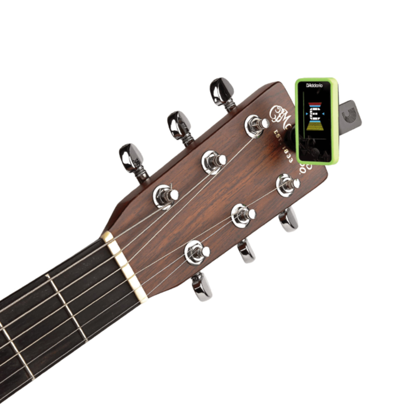 D'Addario Eclipse Headstock Tuner, Green (PW-CT-17GN)