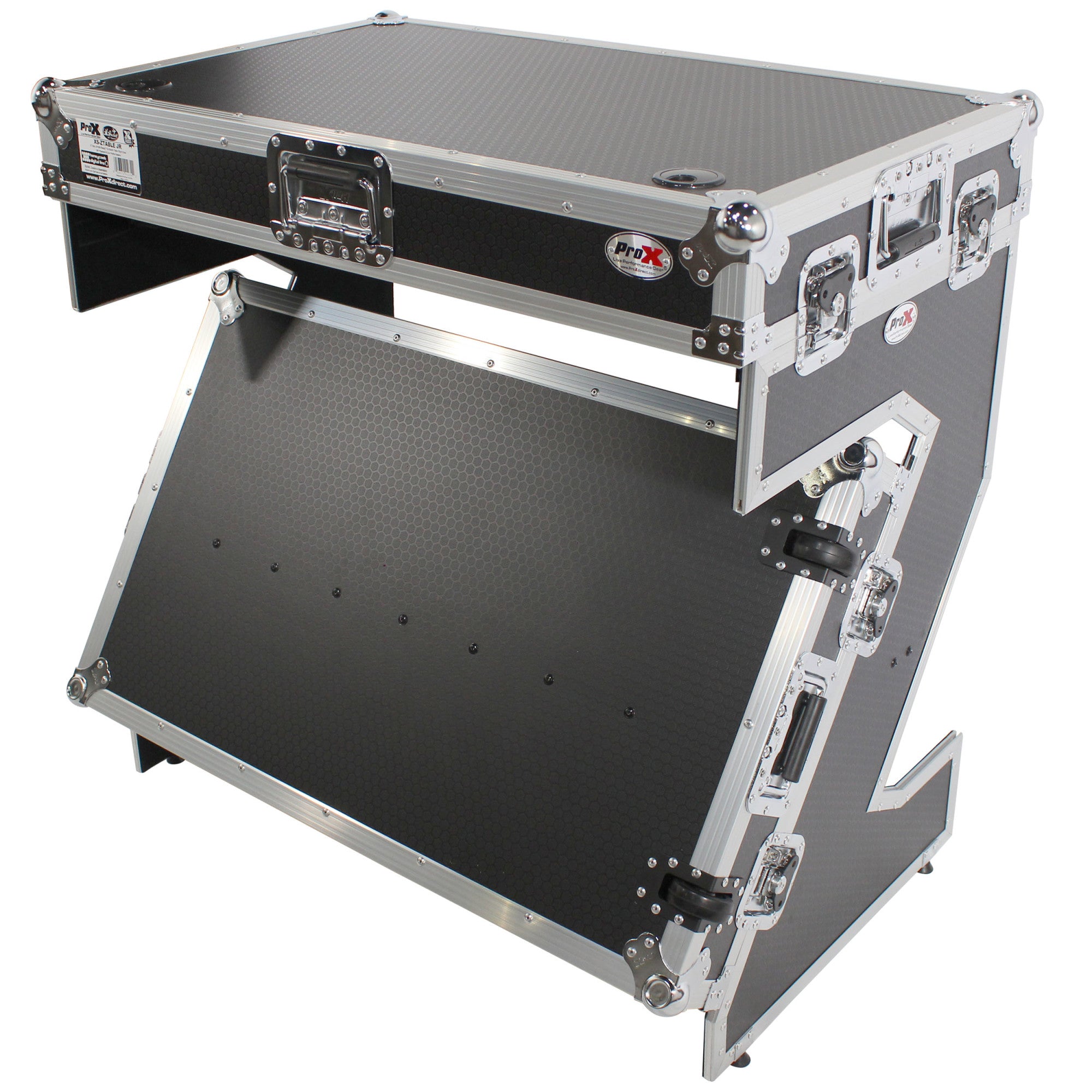 ProX XS-ZTABLEJR DJ Z-Table Junior Workstation - Portable Compact Boot – Interst