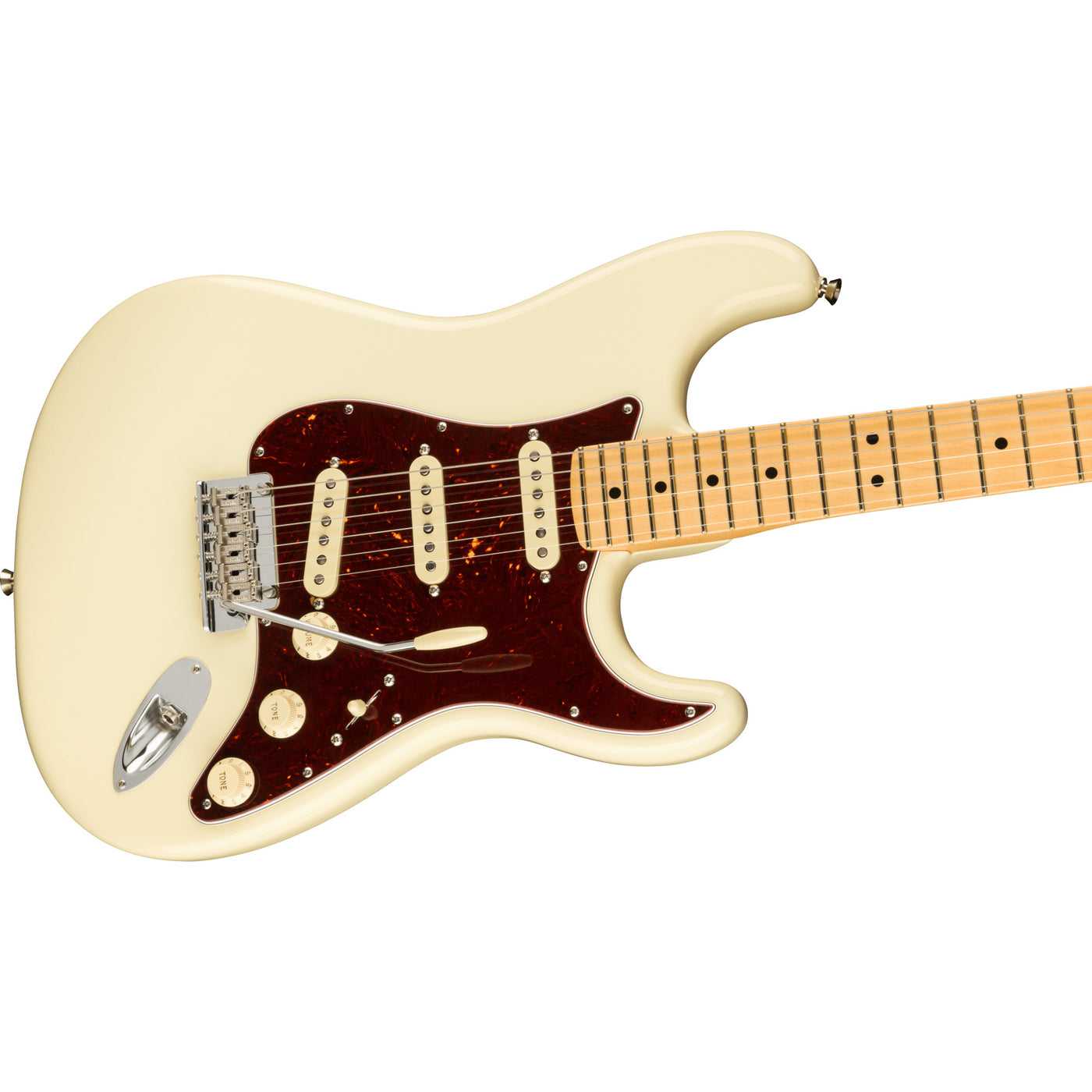 Fender American Professional ll Stratocaster Electric Guitar, Olympic White (0113902705)