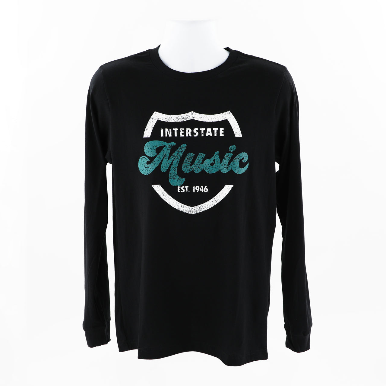 Interstate Music Fleece Long Sleeve T-Shirt - Unisex, Black