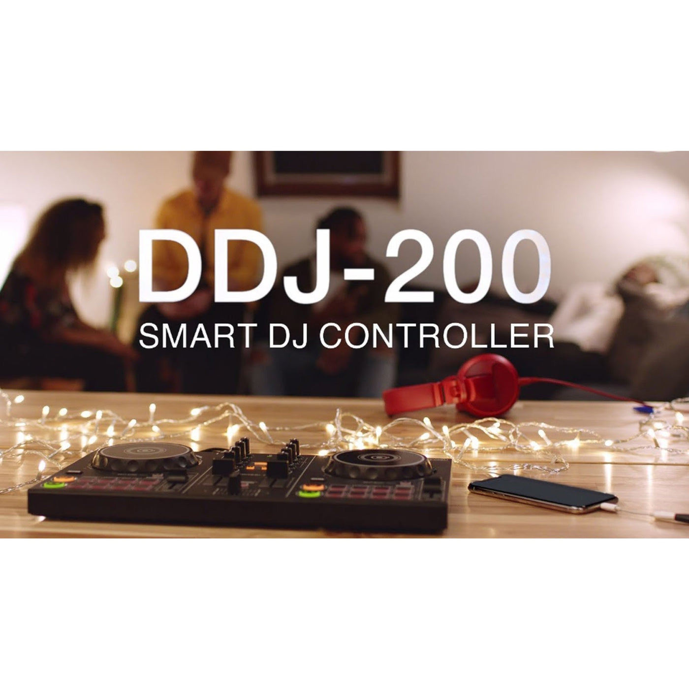 Pioneer DJ DDJ-200 2-Channel Smart DJ Controller Professional DJ Equipment Audio Interface