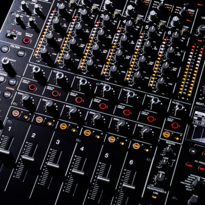 Pioneer DJ DJM-V10-LF Creative Style 6-Channel Professional DJ Mixer with Long Fader, Pro DJ Equipment Audio Switcher Interface