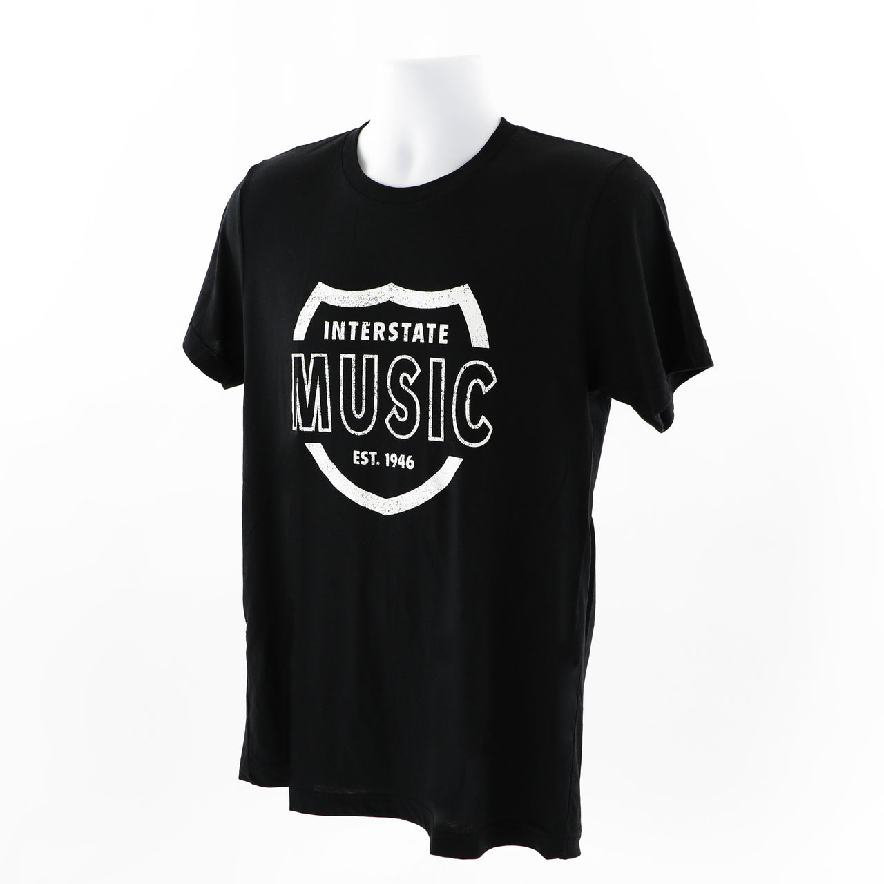 Interstate Music Fleece Short Sleeve T-Shirt - Unisex, Black